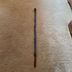 Cloth and leather belt